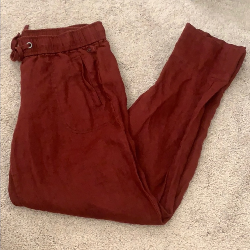 Calvin Klein Flowy Linen Pants